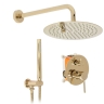 Conjunto de ducha empotrado Rea Lungo dorado (REA-P4110)