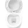 Inodoro Rea Lars 500x370 sin reborde suspendido, asiento duroplast (REA-C9500)
