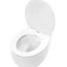 Inodoro Rea Lars 500x370 sin reborde suspendido, asiento duroplast (REA-C9500)