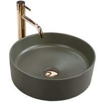 Lavabo Rea Sami 37x37 verde mate (REA-U4567)