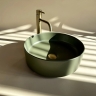 Lavabo Rea Sami 37x37 verde mate (REA-U4567)