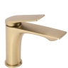 Mezclador de lavabo bajo Rea Avalon, oro cepillado (REA-B2703)