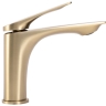 Mezclador de lavabo bajo Rea Avalon, oro cepillado (REA-B2703)