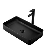 Lavabo Rea Denis 35x61 negro mate (REA-U3690)