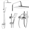 Sistema de ducha Rea Maximus cromado (REA-P2411)