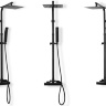 Sistema de ducha Rea Milan negro (REA-P7000)
