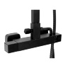 Sistema de ducha Rea Milan negro (REA-P7000)