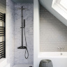 Sistema de ducha Rea Milan negro (REA-P7000)