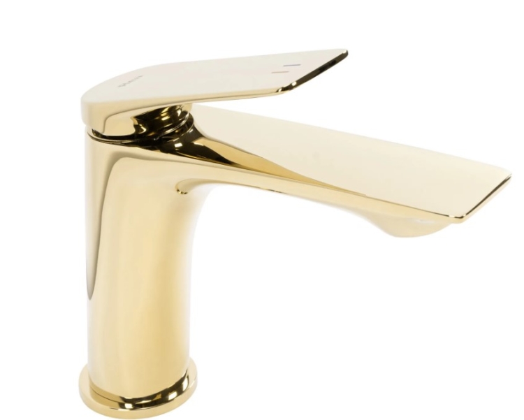 Mezclador de lavabo Rea Avalon bajo, dorado (REA-B1118)