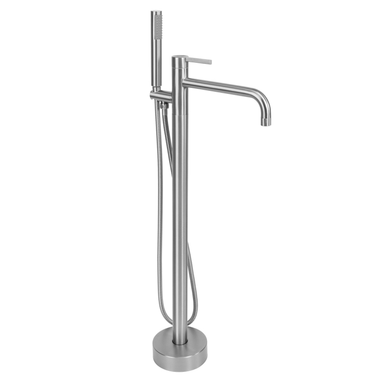 смеситель для ванны Rea Foster напольный brushed nickel (REA-B2252)