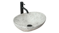 Lavabo Rea Sofia Light Stone 34,5x41 gris (REA-U0165)