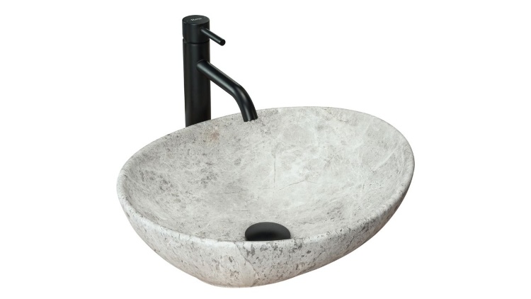 Lavabo Rea Sofia Light Stone 34,5x41 gris (REA-U0165)