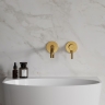 Mezclador de lavabo empotrado Omnires Y dorado (Y1215HGL)