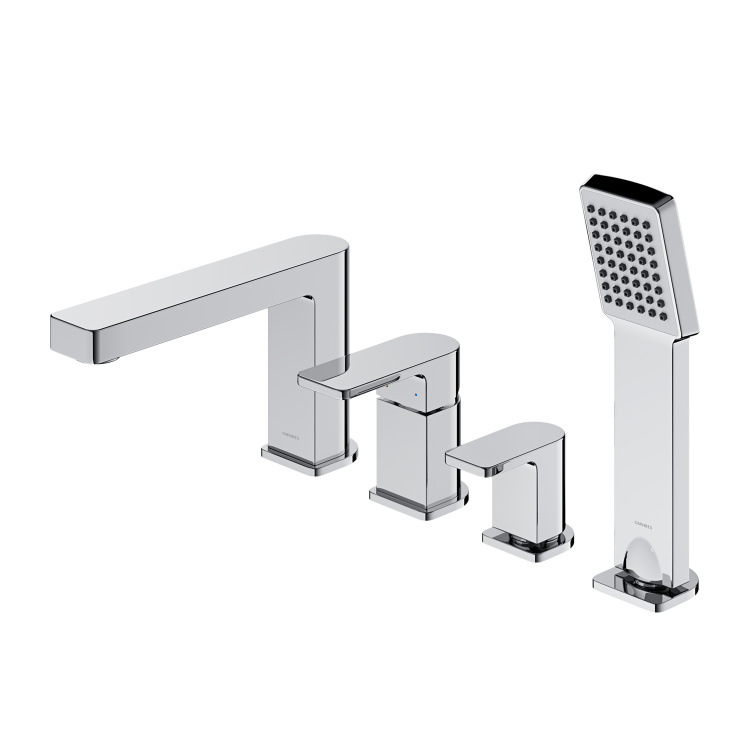 Omnires Baretti 4-hole bath mixer chrome (BA7832CR)