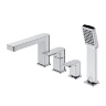 Omnires Baretti 4-hole bath mixer chrome (BA7832CR)