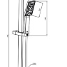 shower set Omnires Jimjim nickel (JIMJIM-SIN)