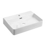 washbasin Omnires Garland 60x43 white (GARLAND600BP)