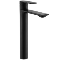Mezclador de lavabo alto Rea Storm, negro (REA-B9988)