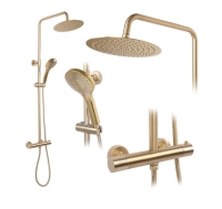 Juego de ducha Rea Vincent dorado mate (REA-P6602)