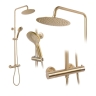 Juego de ducha Rea Vincent dorado mate (REA-P6602)