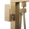 Mezclador de baño Rea Tery de pie, cepillado dorado (REA-B5307)