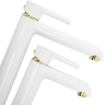 Mezclador de lavabo Rea Melia alto, blanco-oro (REA-B2709)
