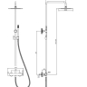 Omnires Y copper shower system (Y1244MCP)