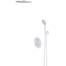 Omnires Y shower system with concealed thermostat, white matt (SYSYT05WM)