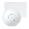 умывальник Omnires Ovo M+ 34,5х33,5 угловой, правый, gloss white (OVO335UWPBP)