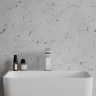 Mezclador de lavabo Omnires Parma blanco (PM7410CRB)