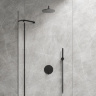Sistema de ducha Omnires Y negro (SYSY18BL)