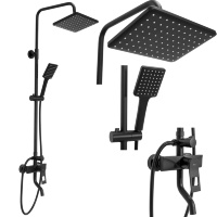 Sistema de ducha Rea Soul negro (REA-B9998)