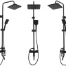 Sistema de ducha Rea Soul negro (REA-B9998)