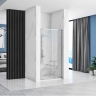 shower door Rea Rapid Slide 100x195 safety glass, transparent, chrome (REA-K5600)