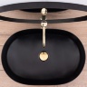 washbasin Rea Cleo 60,5x41 black matt (Rea-U0035)