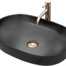 washbasin Rea Cleo 60,5x41 black matt (Rea-U0035)
