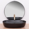 washbasin Rea Cleo 60,5x41 black matt (Rea-U0035)