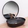 washbasin Rea Cleo 60,5x41 black matt (Rea-U0035)