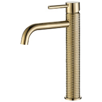 Mezclador de lavabo Rea Gusto dorado, alto (REA-B8405)