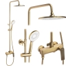 shower system Rea Avalon brushed gold (REA-P2400)
