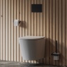 Escobilla de baño Omnires Nelson negra mate (NL80620BL)