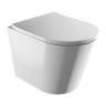 toilet Omnires Tampa rimless suspended seat duroplast (TAMPAMWBP)