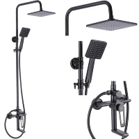 Sistema de ducha Rea Blade Old negro (REA-B9976)