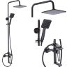 Sistema de ducha Rea Blade Old negro (REA-B9976)