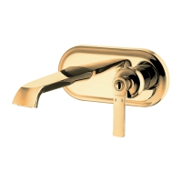 Mezclador de lavabo empotrado Omnires Armance dorado (AM5215GL)