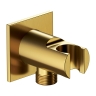 shower hose connection with holder Omnires brushed gold (8873C/KGLB)