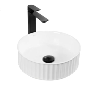 Lavabo Rea Charlotte 36,5x36,5 blanco (REA-U6960)