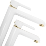 washbasin mixer Rea Melia low, white-gold (REA-B2708)