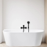 Bañera acrílica Rea Capri 170x75 + sifón + tapón clic/clack (REA-W9801)