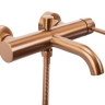 Mezclador de baño Rea Lungo cobre mate (REA-B1115)